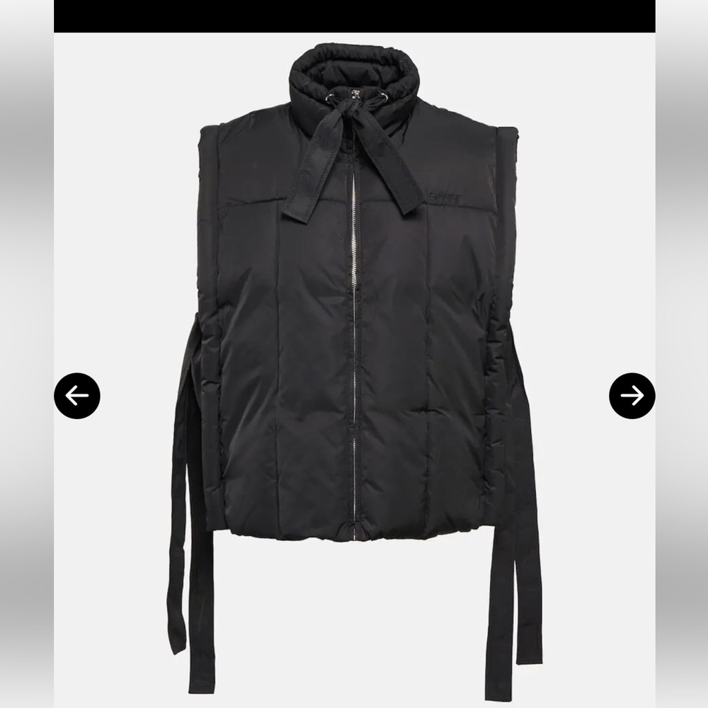 Ganni Tie Puffer Vest - Picture 11 of 16